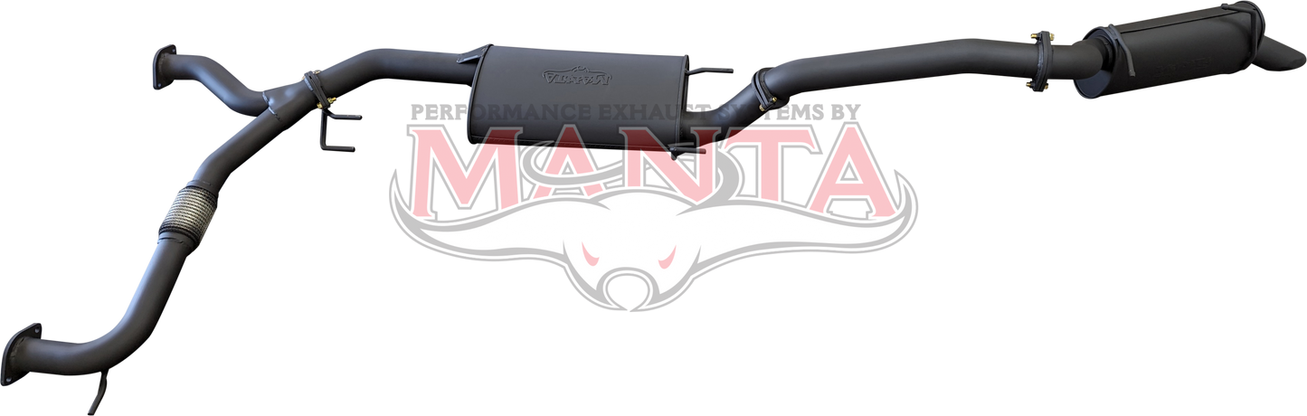 Nissan Patrol Y62 V8 5.6L Wagon 3in Catback With Muffler, Aluminised Steel