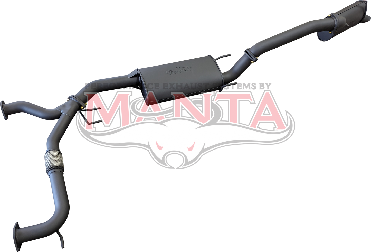 Nissan Patrol Y62 V8 5.6L Wagon 3in Catback With Muffler, Aluminised Steel