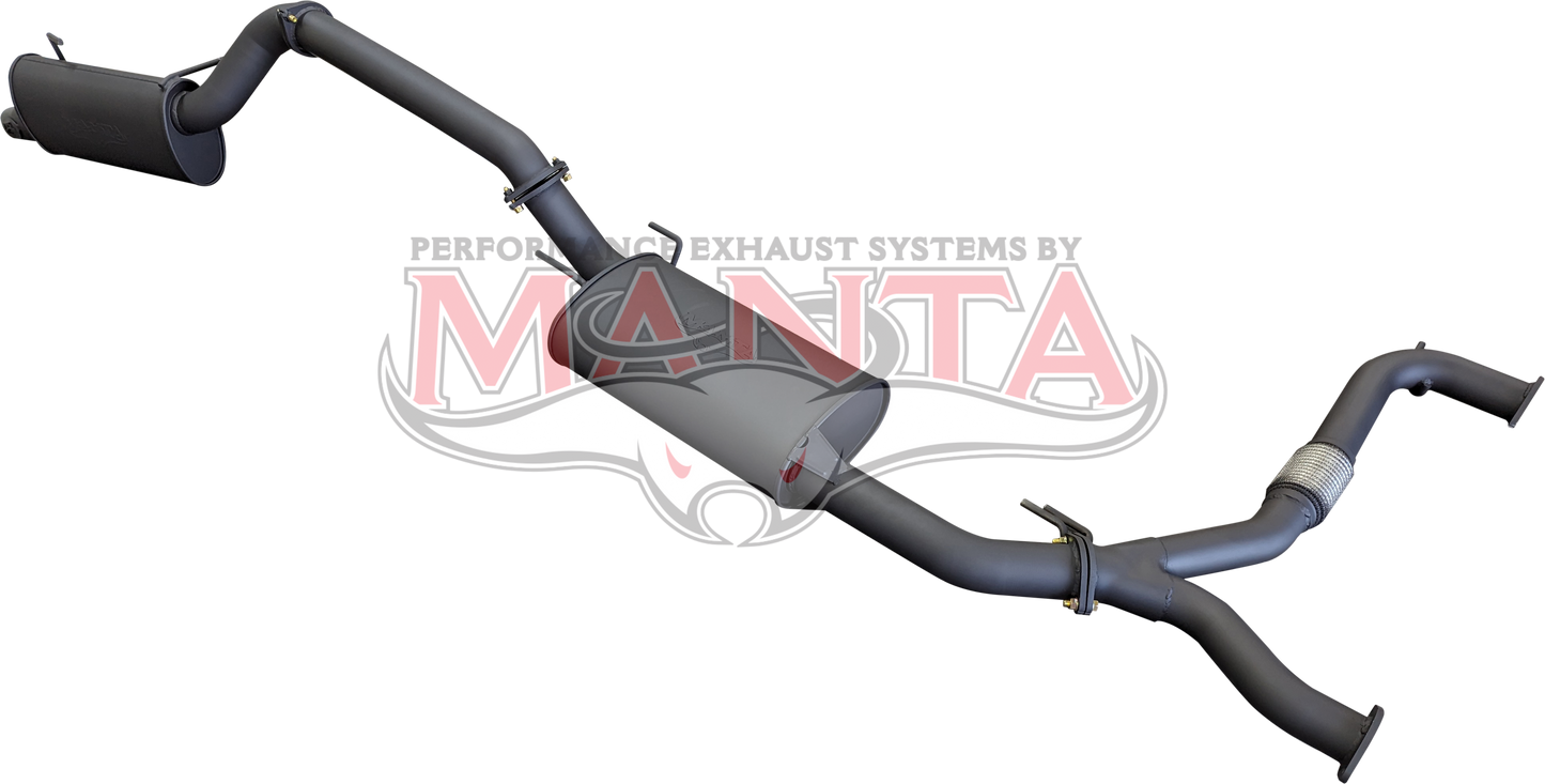 Nissan Patrol Y62 V8 5.6L Wagon 3in Catback With Muffler, Aluminised Steel
