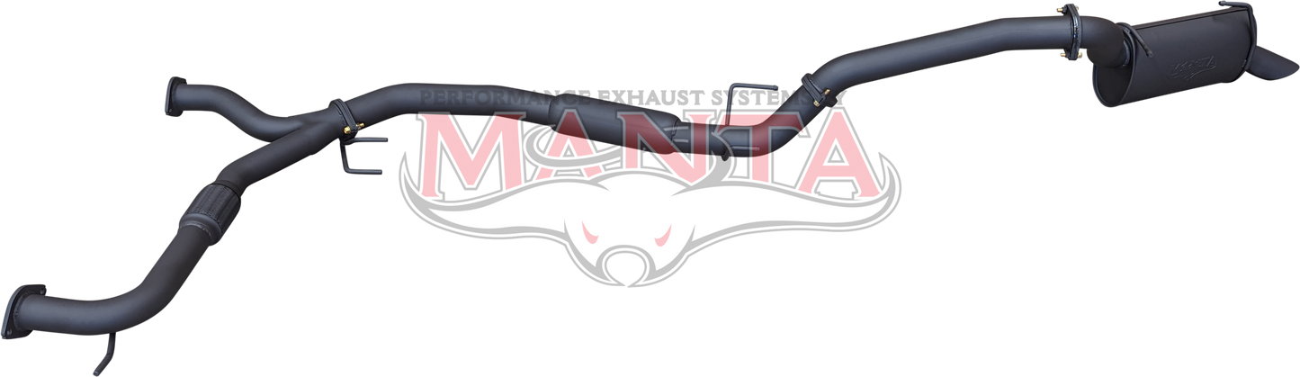 Nissan Patrol Y62 V8 5.6L Wagon 3in Catback With Hotdog/Muffler, Aluminised Steel