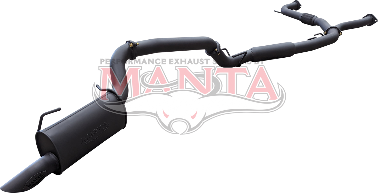 Nissan Patrol Y62 V8 5.6L Wagon 3in Catback With Hotdog/Muffler, Aluminised Steel