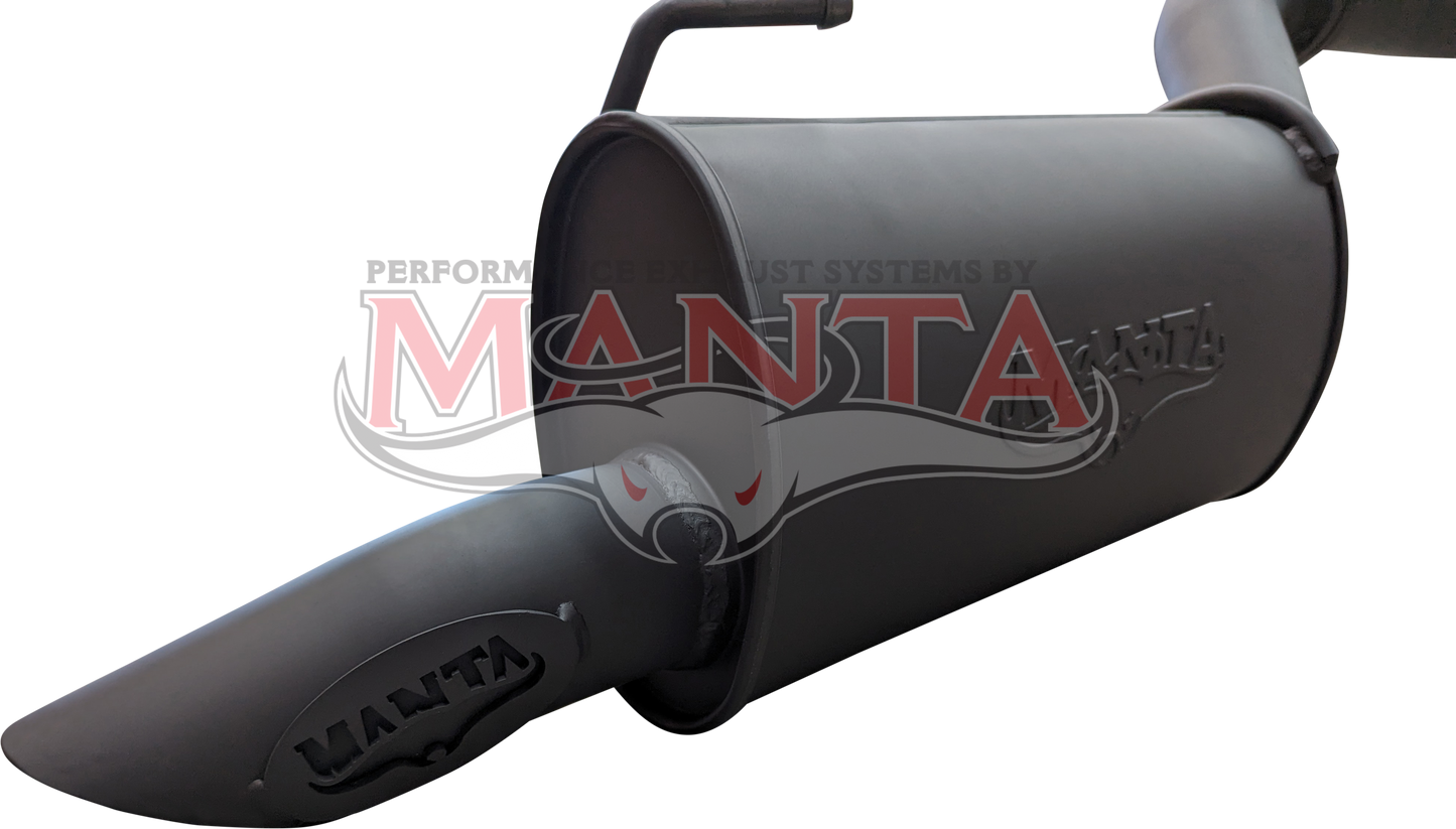 Nissan Patrol Y62 V8 5.6L Wagon 3in Catback With Hotdog/Muffler, Aluminised Steel