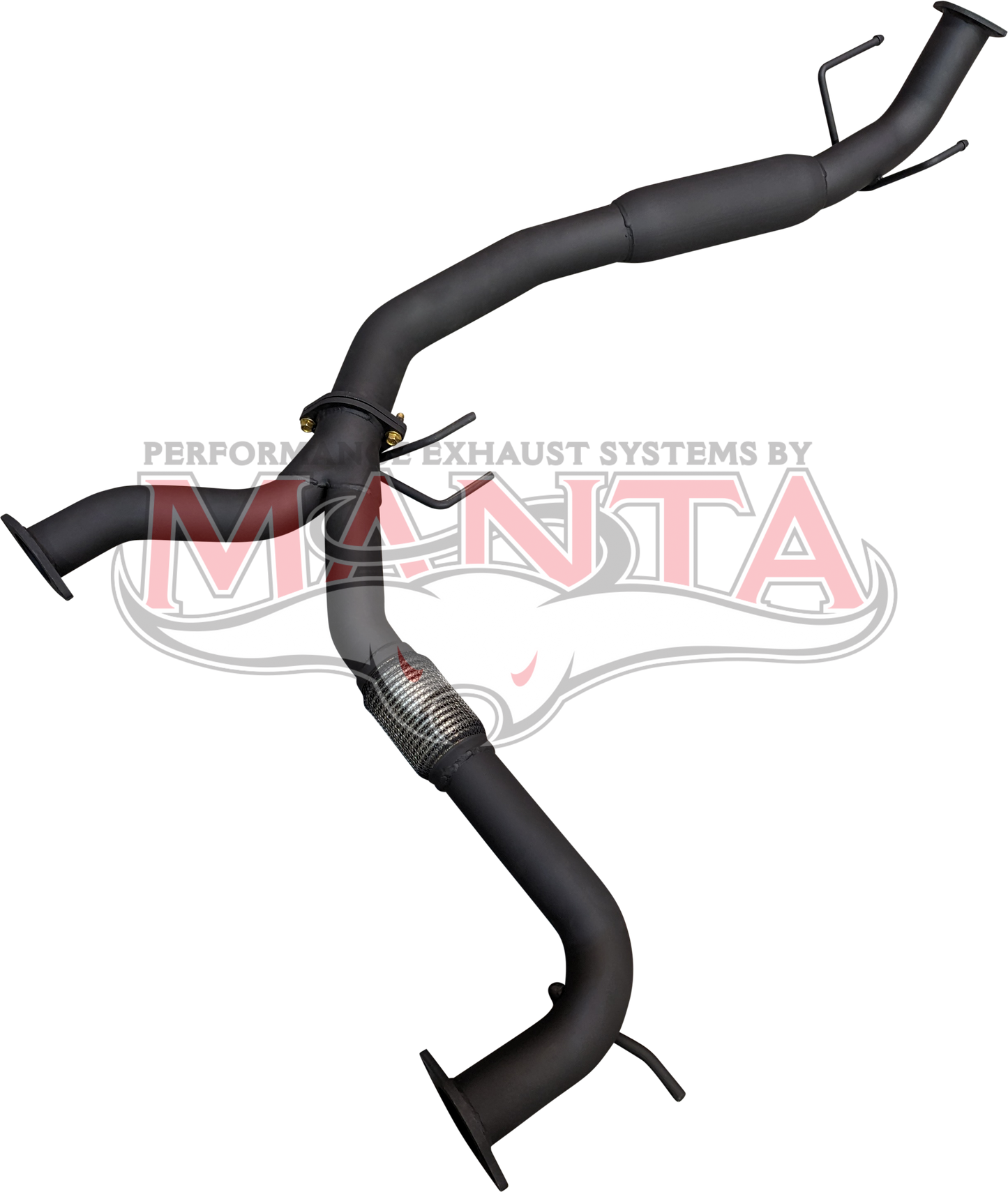 Nissan Patrol Y62 V8 5.6L Wagon, 3in Centre Hotdog - OE Mid Section Replacement, Aluminised Steel