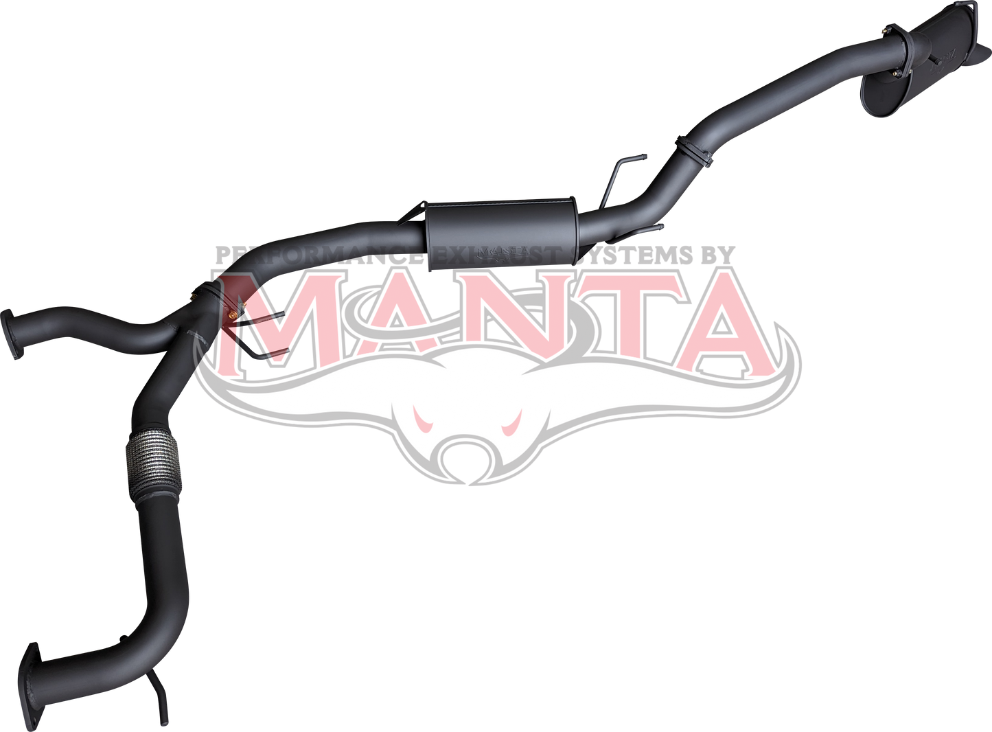 Patrol Y62 V8 5.6L, 3in Cat Back, Medium Noise, Small Centre Muffler, Aluminised Steel