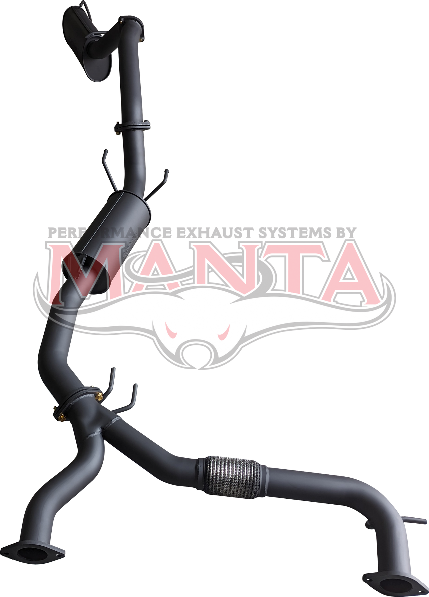 Patrol Y62 V8 5.6L, 3in Cat Back, Medium Noise, Small Centre Muffler, Aluminised Steel