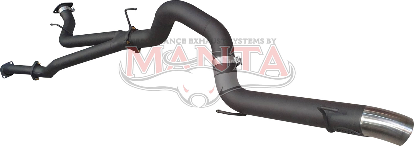 Toyota Landcruiser VDJ200 3in DPF Back W/4in Tailpipe, Aluminised
