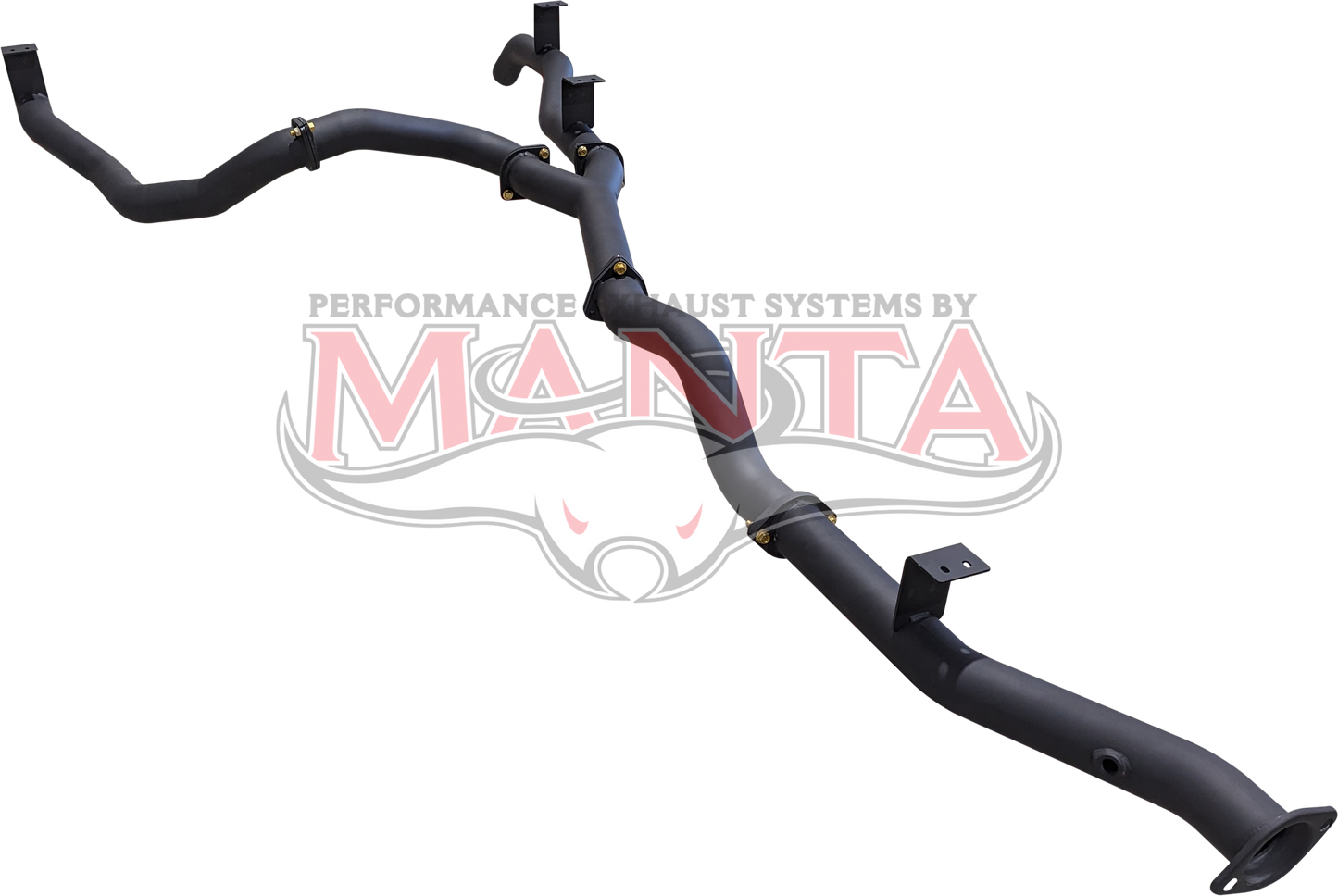 Toyota Landcruiser VDJ79 V8 Ute Dual 3in DPF Back, Aluminised Steel