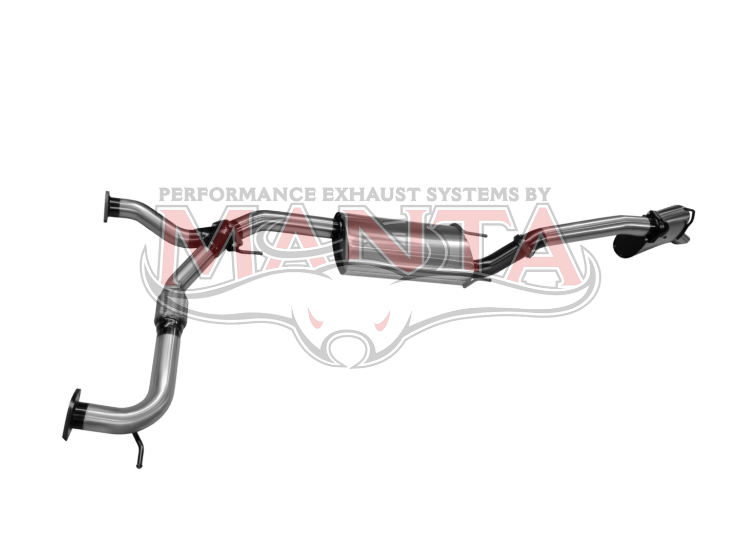 Nissan Patrol Y62 V8 5.6L Wagon 3in Catback With Muffler, Stainless Steel