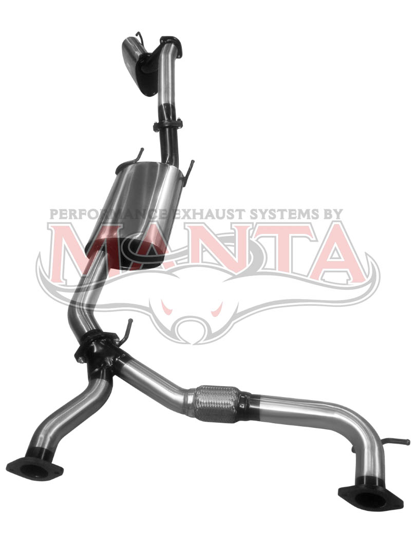 Nissan Patrol Y62 V8 5.6L Wagon 3in Catback With Muffler, Stainless Steel
