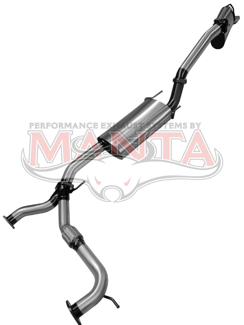 Nissan Patrol Y62 V8 5.6L Wagon 3in Catback With Muffler, Stainless Steel
