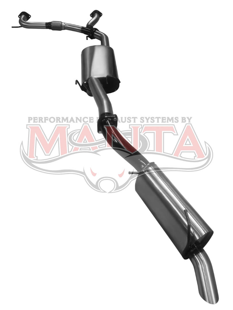 Nissan Patrol Y62 V8 5.6L Wagon 3in Catback With Muffler, Stainless Steel
