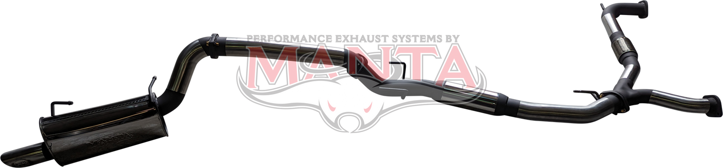Nissan Patrol Y62 V8 5.6L Wagon 3in Catback With Hotdog/Muffler, Stainless Steel