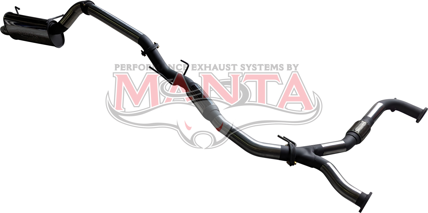 Nissan Patrol Y62 V8 5.6L Wagon 3in Catback With Hotdog/Muffler, Stainless Steel