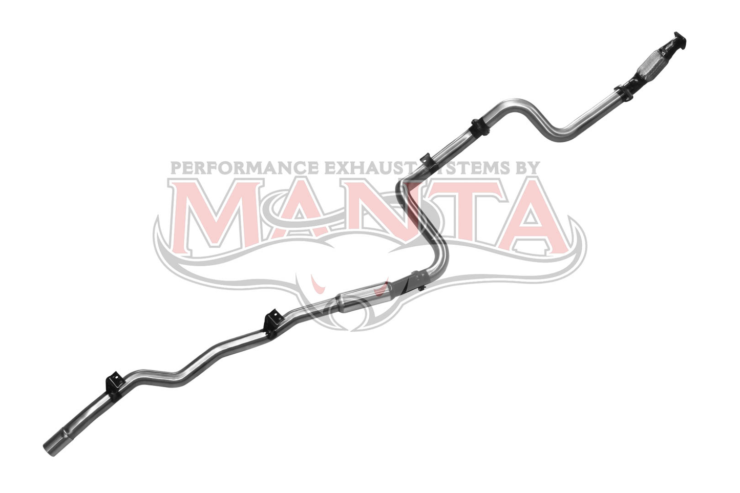 Toyota Landcruiser VDJ79 V8 S/Cab Ute 3in NO Cat With Hotdog, Stainless Steel