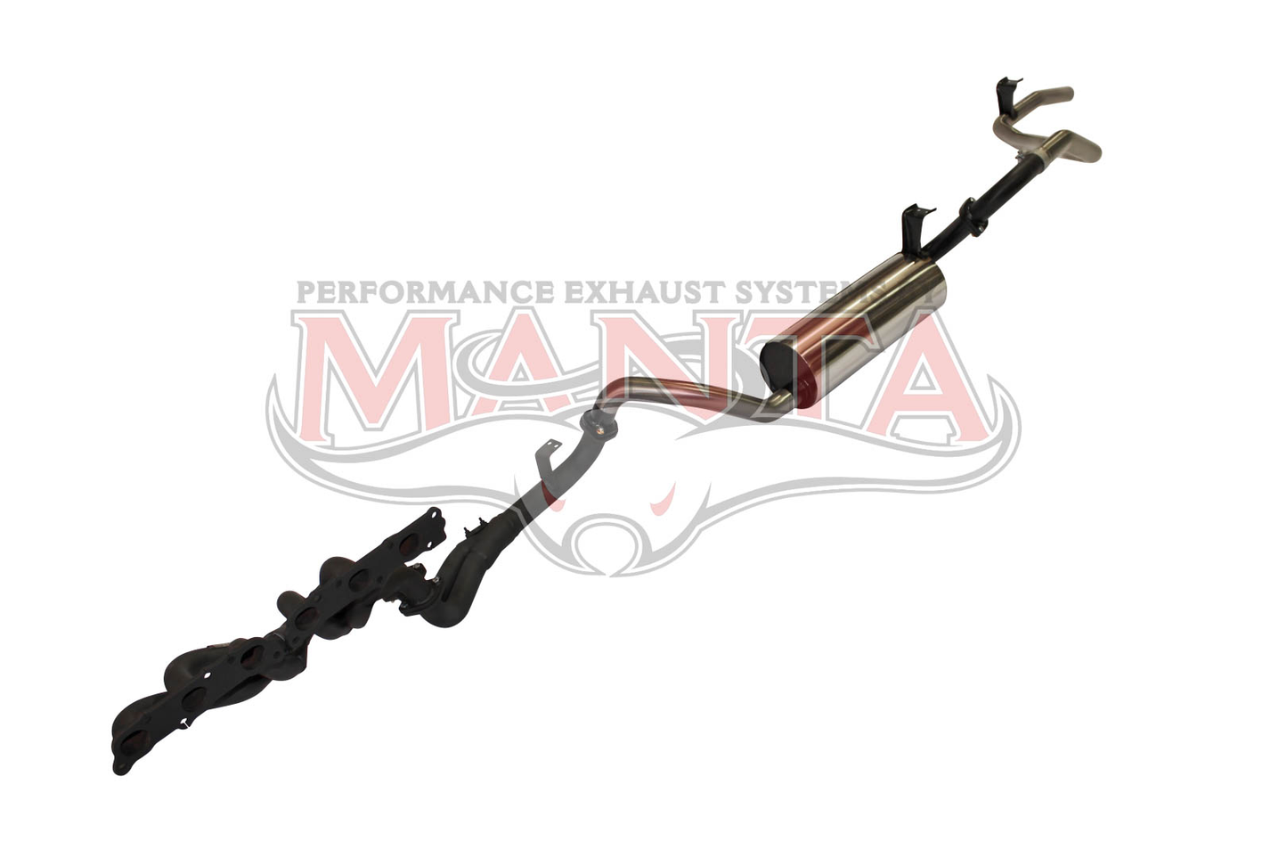 Toyota Landcruiser FZJ80 4.5L Extractors & 2.5in Full System, Stainless Steel