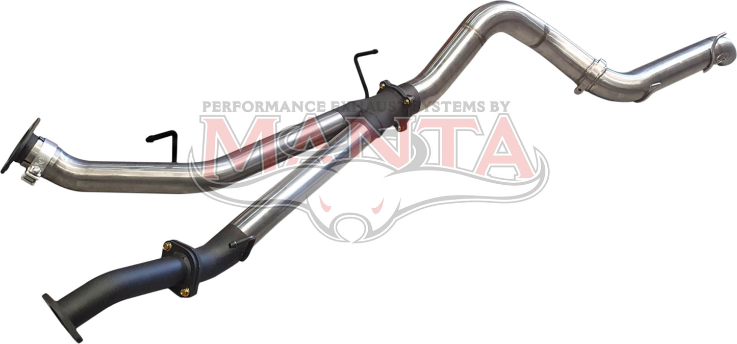 Toyota Landcruiser VDJ200 3in DPF Back W/4in Tailpipe, Stainless Steel