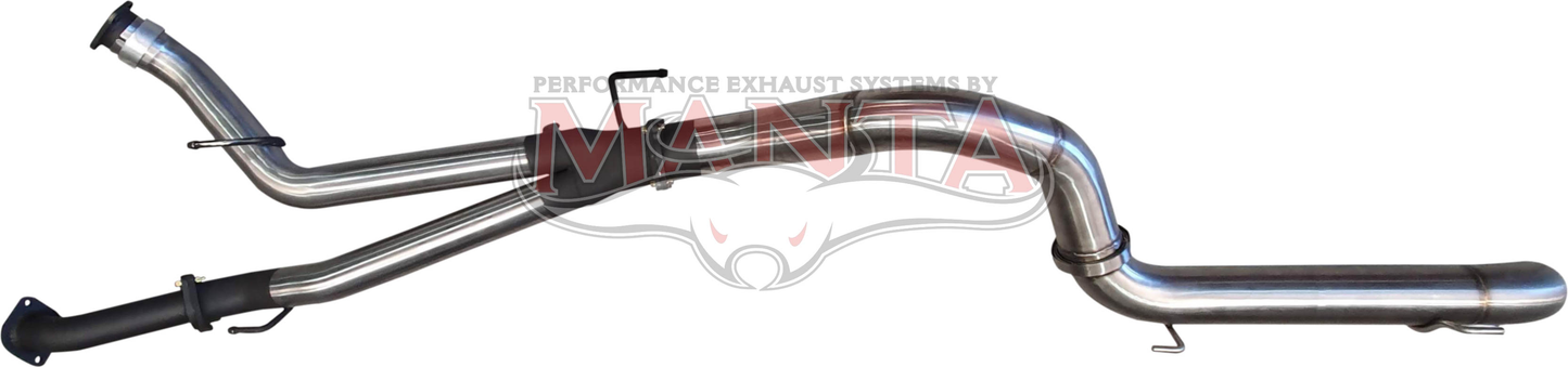 Toyota Landcruiser VDJ200 3in DPF Back W/4in Tailpipe, Stainless Steel
