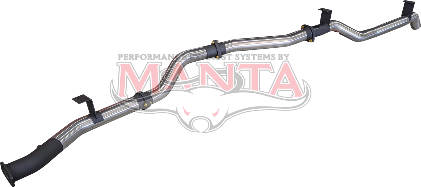 Toyota Landcruiser VDJ79 Single & Dual Cab Ute 3in DPF Back WOM, Stainless Steel