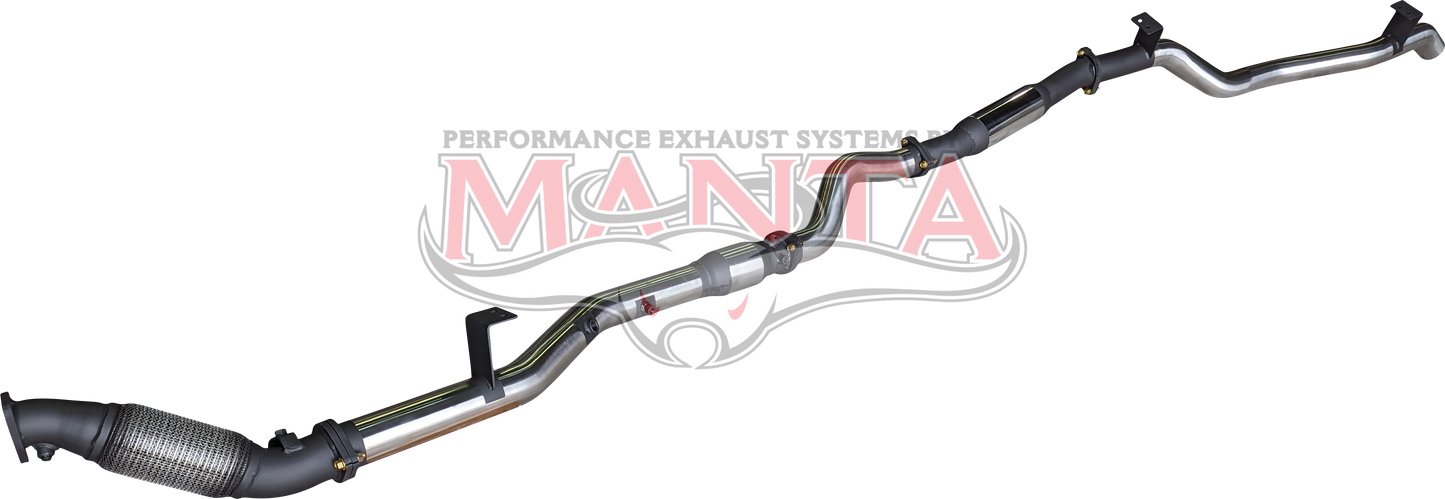 Toyota Landcruiser VDJ79 V8 Ute 3in With Cat & Hotdog DPF, Stainless Steel