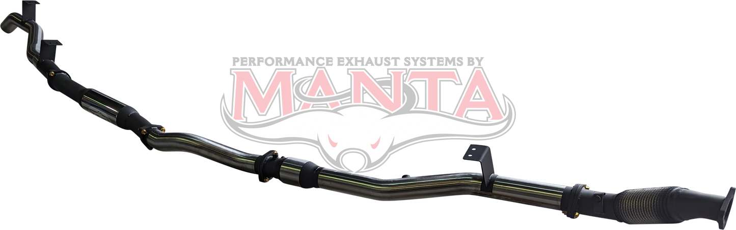Toyota Landcruiser VDJ79 V8 Ute 3in With Cat & Hotdog DPF, Stainless Steel