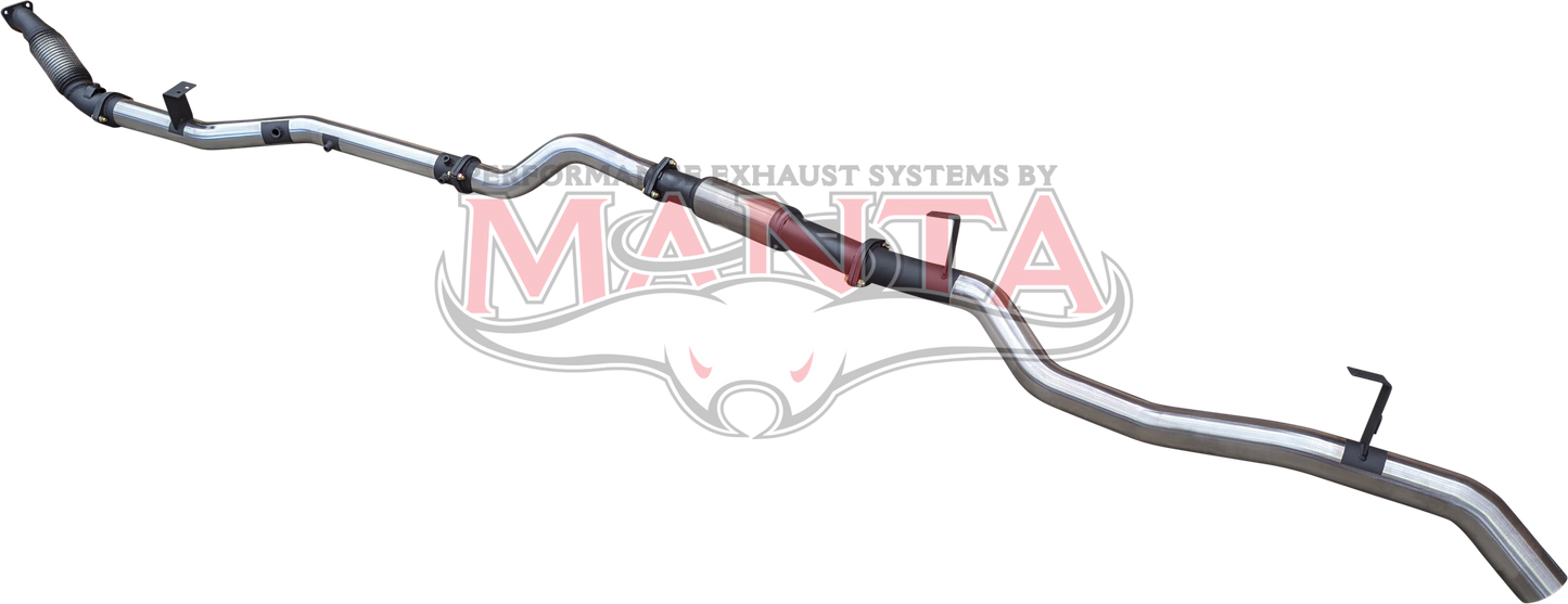 Toyota Landcruiser VDJ79 V8 Ute 3in NO Cat, With Hotdog DPF, Stainless Steel