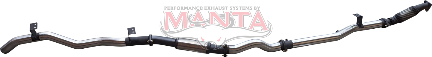 Toyota Landcruiser VDJ79 V8 Ute 3in NO Cat, With Hotdog DPF, Stainless Steel