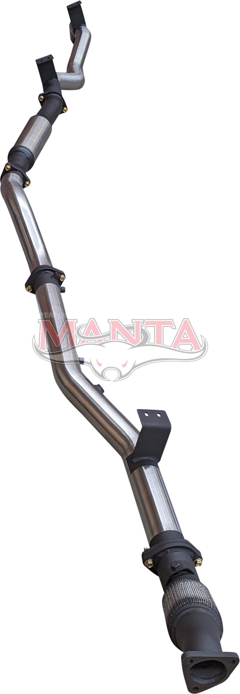Toyota Landcruiser VDJ79 V8 Ute 3in NO Cat, With Hotdog DPF, Stainless Steel