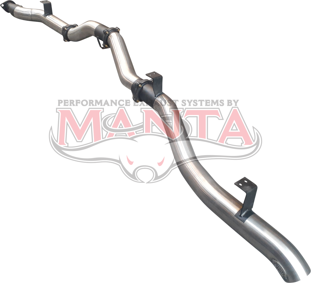 Toyota Landcruiser VDJ79 V8 4.5L TD, Ute 2016 To Current, 4in Single DPF Back Without Muffler, Stainless Steel