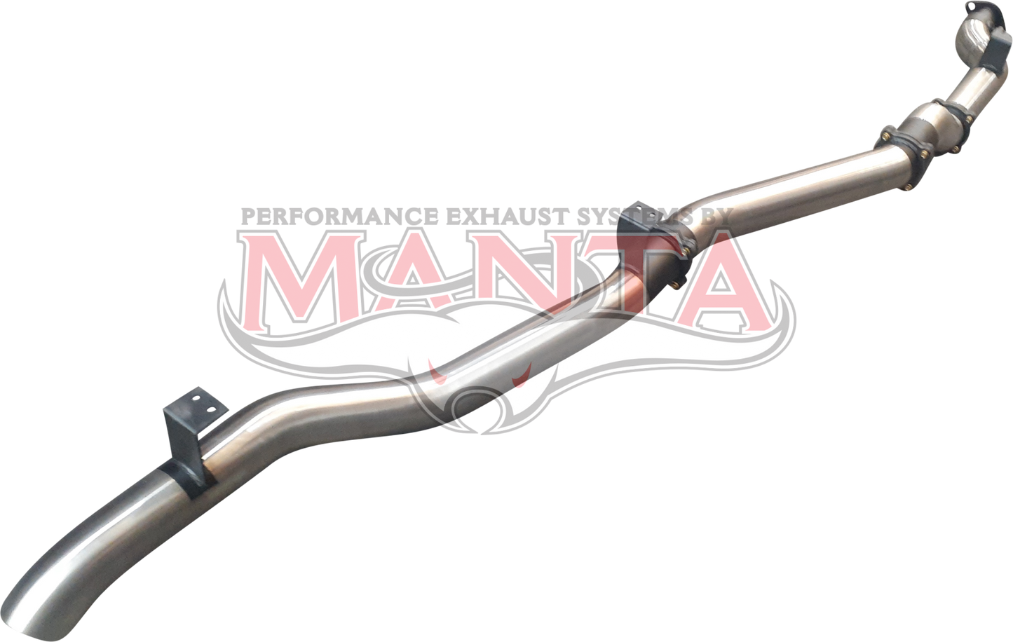 Toyota Landcruiser VDJ79 V8 4.5L TD, Ute 2016 To Current, 4in Single DPF Back Without Muffler, Stainless Steel
