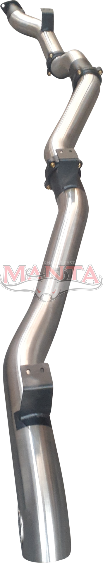Toyota Landcruiser VDJ79 V8 4.5L TD, Ute 2016 To Current, 4in Single DPF Back Without Muffler, Stainless Steel