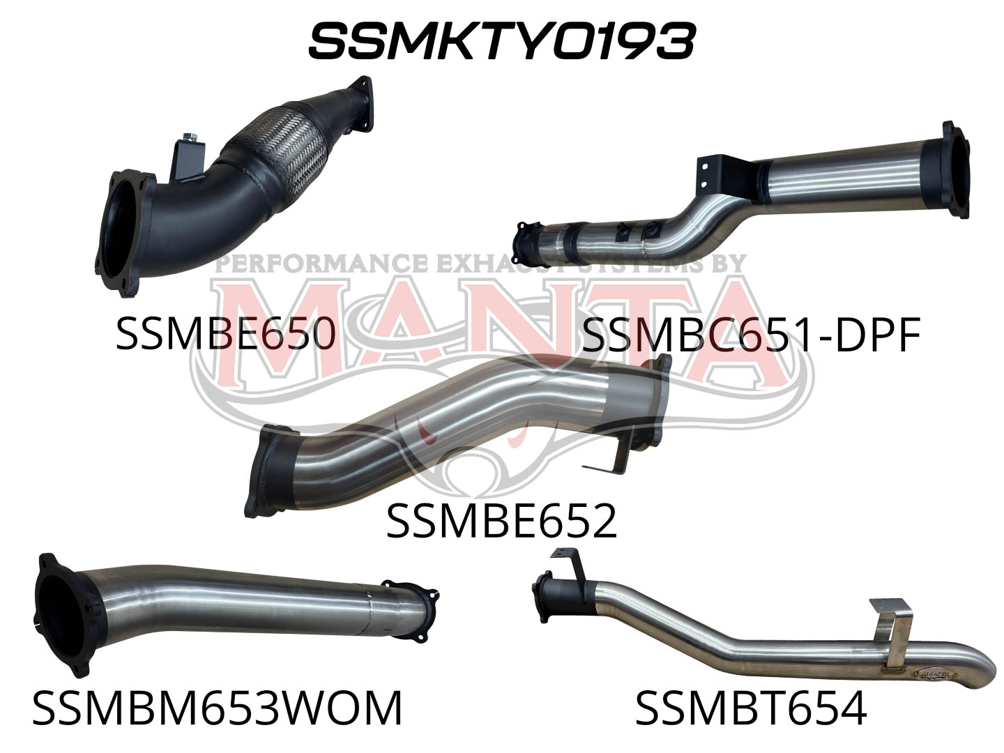 Toyota Landcruiser VDJ79 V8 4.5L TD, (DPF) Ute 2016 To Current, 4in Single With Cat & Without Muffle, Stainless Steel