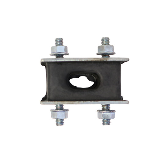 Toyota Landcruiser 40,50,60,70,80,100 Series 4 Stud Rubber Steel Block with Flanged Nuts