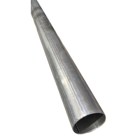 57mm (2 1/4") - Outside Diameter - Aluminised Tube - 1.6mm Thickness - 3m Length