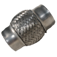  51mm - 2" Inlet X 4" Long - Double Braided Stainless Steel Bellow