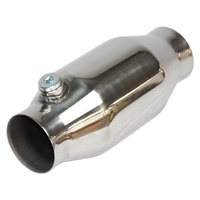 2.5" High Flow Catalytic Converter 100 Cell Stainless Performance