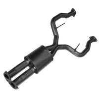 VE/VF V6 V8 2 1/2" Sedan Centre Muffler and connecting pipes