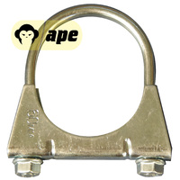 50 X 60mm (for 2 1/4" Tube) U-Bolt Exhaust System Clamp Zinc Plated ($3 each)