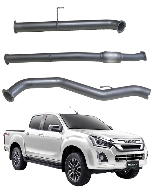 3.5'' Exhaust System to suit Isuzu DMax 3.0L 4JJ1 2017 - 8/2020 (DPF Back)