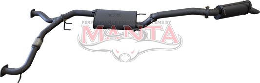 Nissan Patrol Y62 V8 5.6L Wagon 3in Catback With Muffler, Aluminised Steel