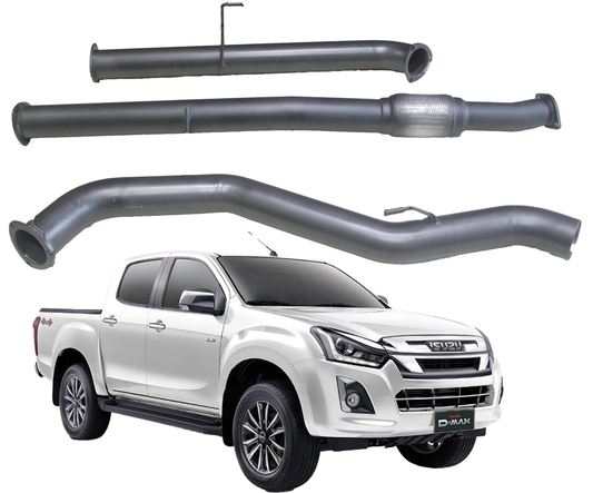 3.5'' Exhaust System to suit Isuzu DMax 3.0L 4JJ1 2017 - 8/2020 (DPF Back)