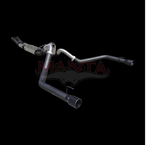 Ford Next Gen Ranger Raptor V6 Twin 3in Cat Back Exhaust with Bimodal Integration, Stainless Steel