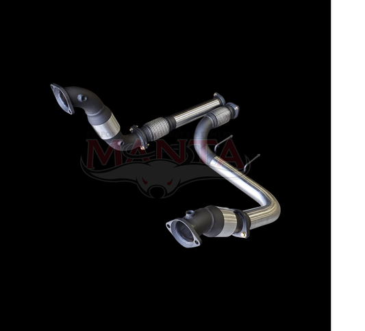 Ford Next Gen Ranger Raptor V6 Turbo Back Dump & Cats only, Stainless Steel