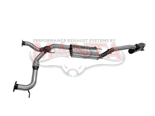 Nissan Patrol Y62 V8 5.6L Wagon 3in Catback With Muffler, Stainless Steel