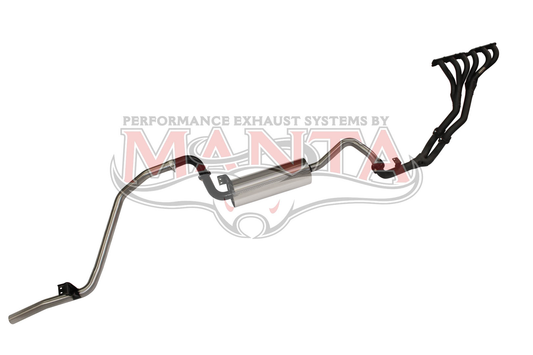 Toyota Landcruiser FZJ80 4.5L Extractors & 2.5in Full System, Stainless Steel