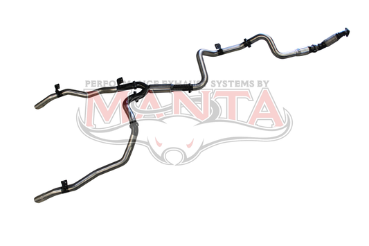 Toyota Landcruiser VDJ79 Single Cab Twin 3in With Hotdog & Cat, Stainless Steel
