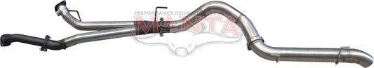 Toyota Landcruiser VDJ200 3in DPF Back W/4in Tailpipe, Stainless Steel